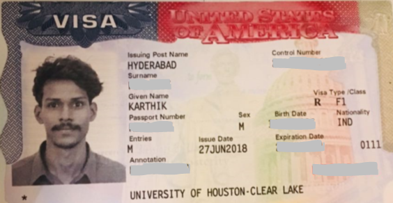 Karthik student visa Novus Education