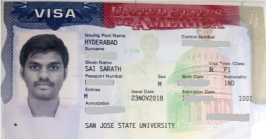 Sarath student visa Novus Education