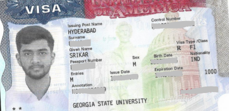 Srikar student visa Novus Education