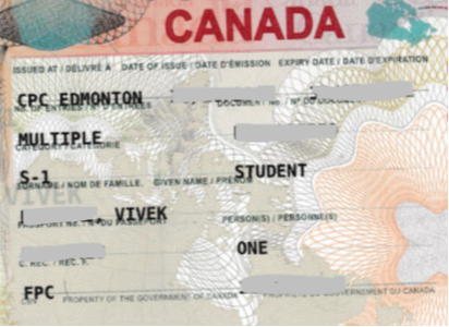 Vivek student visa Novus Education