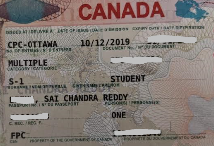 Sai Chandra student visa Novus Education