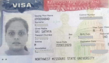 Sri Sathya student visa Novus Education