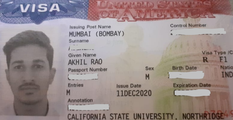 Akhil student visa Novus Education