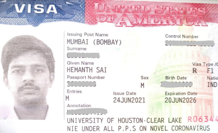 Hemanth student visa Novus Education